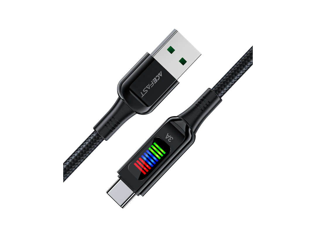Acefast USB-A to USB-C Charging Cable 60W - Fast, Durable, MFI Certified Acefast USB-A to USB-C Charging Cable 60W - Fast, Durable, MFI Certified